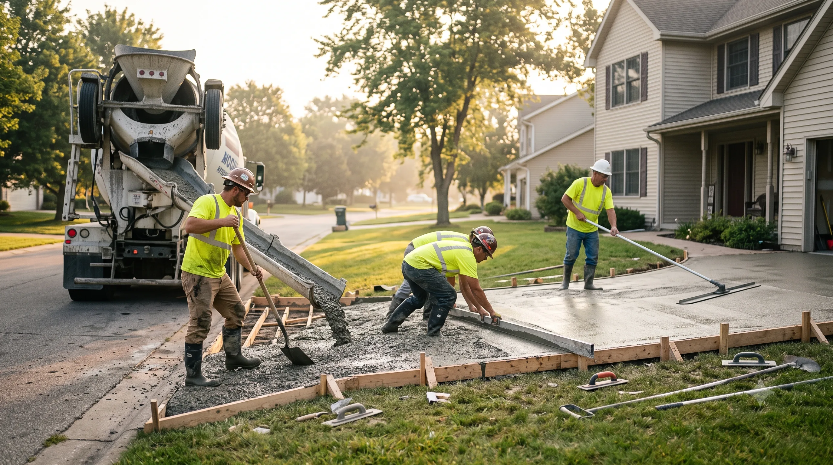 Best Time to Pour Concrete in Vestavia Hills