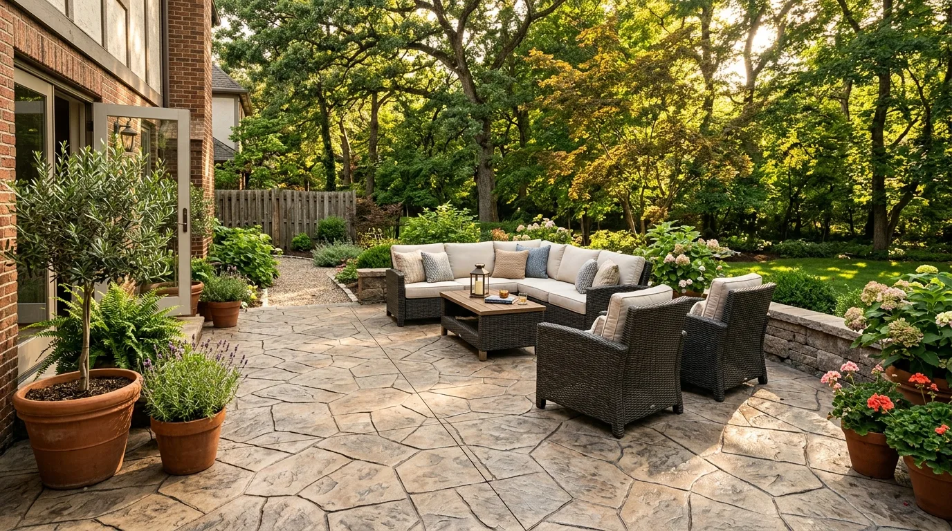Stamped Concrete Patios: Perfect for Vestavia Hills Homes